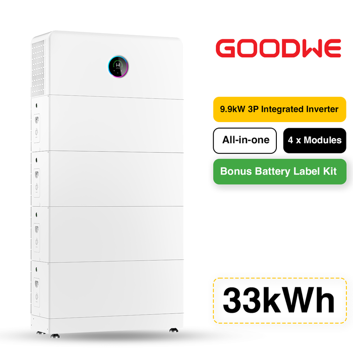 Goodwe ESA 33kWh Bundle w/ 9.9kW Three Phase Inverter