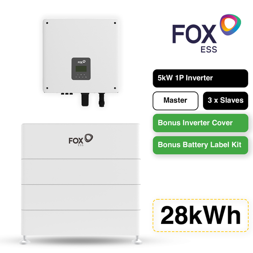 FOX CQ7 28kW (L4) Bundle w/ 5kW Single Phase Inverter