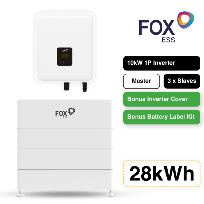 FOX CQ7 28kW (L4) Bundle w/ 10kW Single Phase Inverter