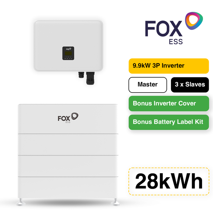 FOX CQ7 28kW (L4) Bundle w/ 9.99kW Three Phase Inverter