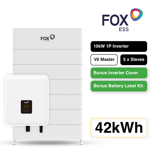 FOX CQ7 42kW (L6) Bundle w/ 10kW Single Phase Inverter