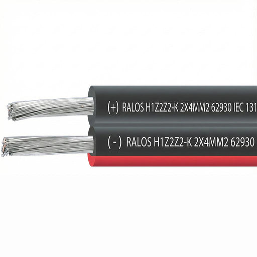 40104 Accessory DC Solar Cable Tonglin 4mm2 1500V Dual Core 100m Roll meets AS/NZS 503