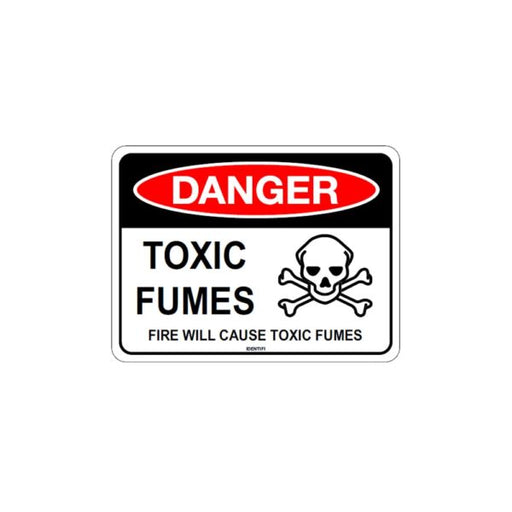 Soft Danger Label - Toxic Fumes