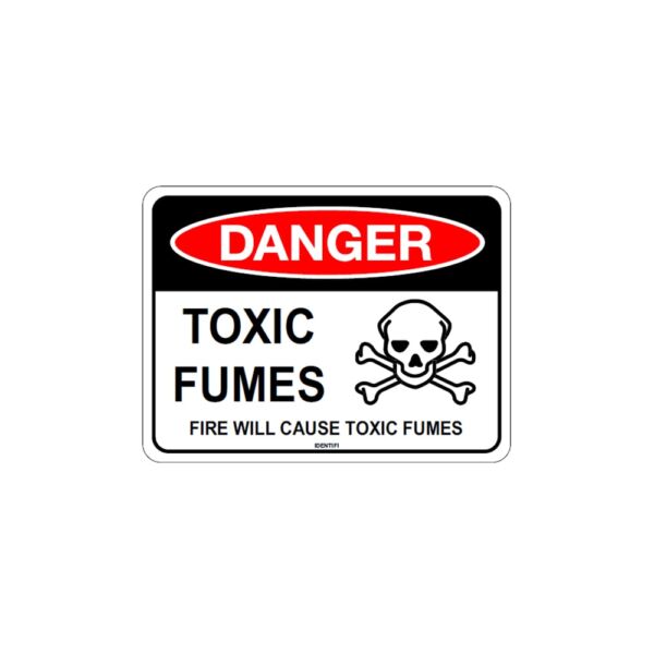 Soft Danger Label - Toxic Fumes