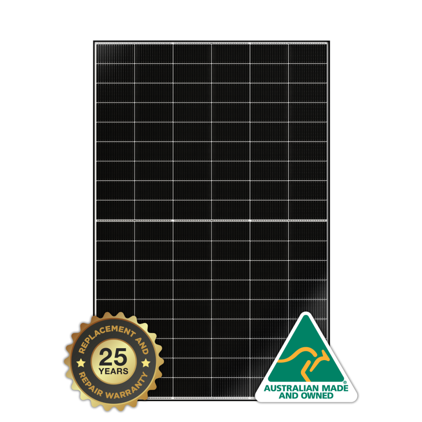Solar Panel Tindo Walara N-Type 440W Black Frame 35mm EVO2, 1.2 lead, 25-yr Warranty (Walara-440G4P / IEC 61215-2021)