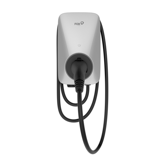 EV Charger Fox Ess A series Multiphase 7/22kW Tethered 6M-Cable Black w/WiFi/RFID/OCPP/LAN/Bluetooth (A022KP1-E-B-WO)