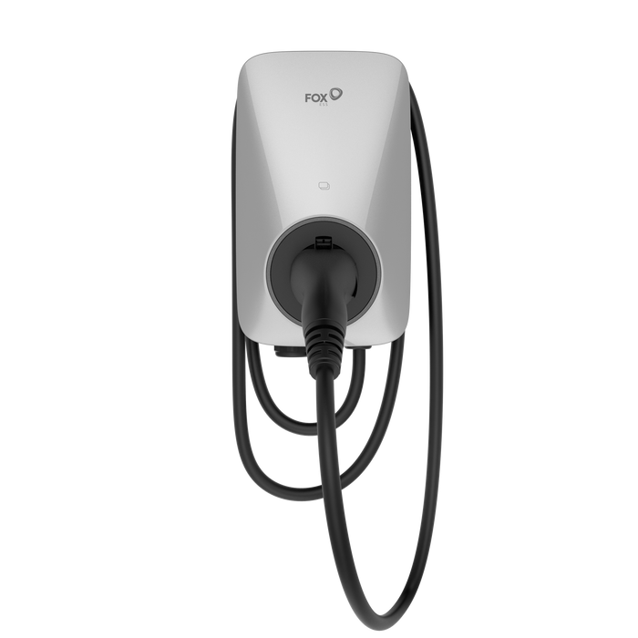 EV Charger Fox Ess A series Multiphase 7/22kW Tethered 6M-Cable Black w/WiFi/RFID/OCPP/LAN/Bluetooth (A022KP1-E-B-WO)