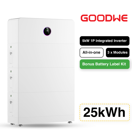 Goodwe ESA 25kWh Bundle w/ 5kW Single Phase Inverter