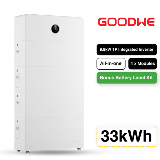 Goodwe ESA 33kWh Bundle w/ 9.9kW Single Phase Inverter