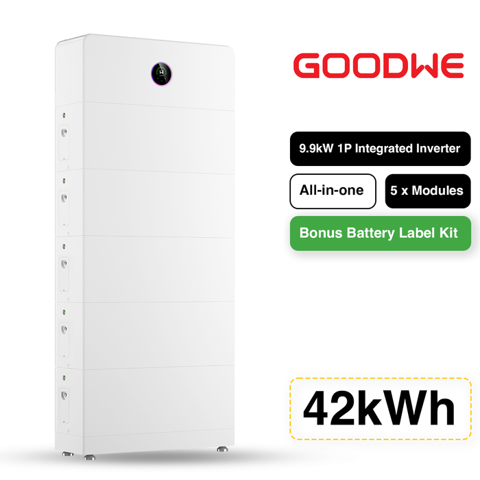Goodwe ESA 42kWh Bundle w/ 9.9kW Single Phase Inverter