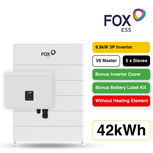 FOX CQ7 42kW (L6) Bundle w/ 9.99kW Three Phase Inverter - No Heating