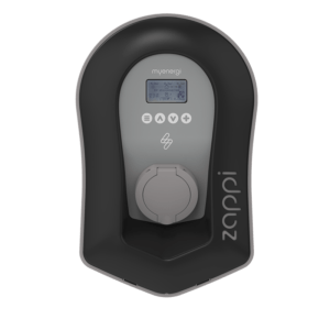 Myenergi Zappi V2.1 Multiphase 7/22kW Untethered 6.5M-Cable BLACK with inbuilt WiFi/Ethernet w/3 CTs